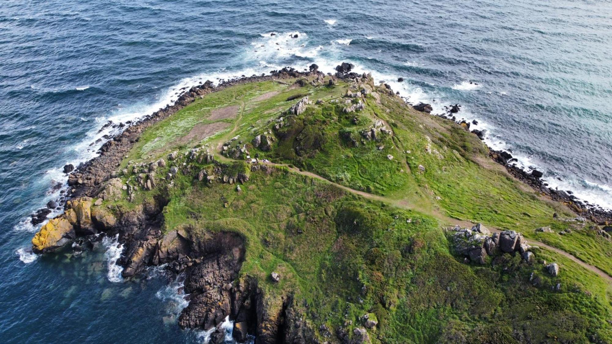 Journeys End With Stunning Sea Views From The Headland Villa Coverack Exterior foto